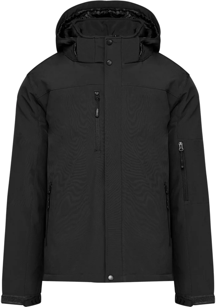 Herren 3-Lagen Kapuzen Softshell Parka