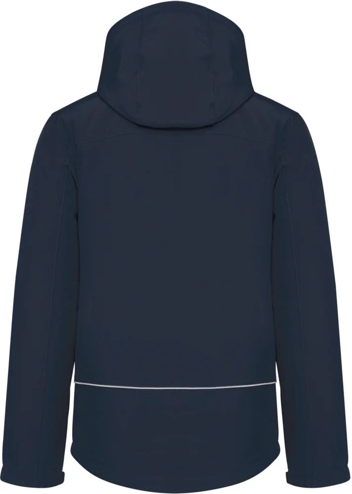Herren 3-Lagen Kapuzen Softshell Parka
