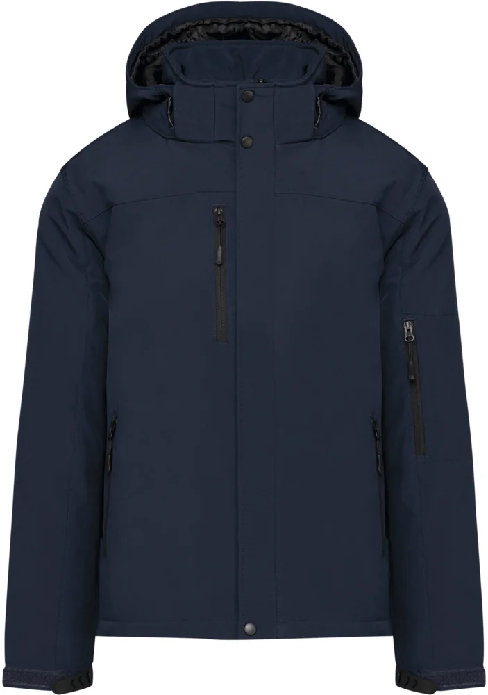 Herren 3-Lagen Kapuzen Softshell Parka