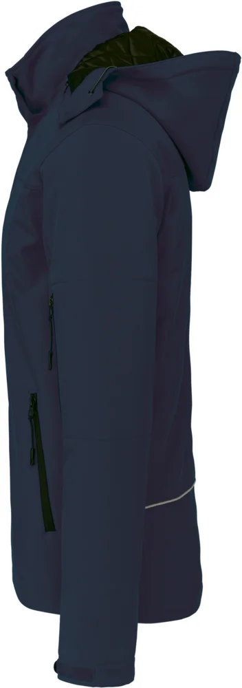 Herren 3-Lagen Kapuzen Softshell Parka