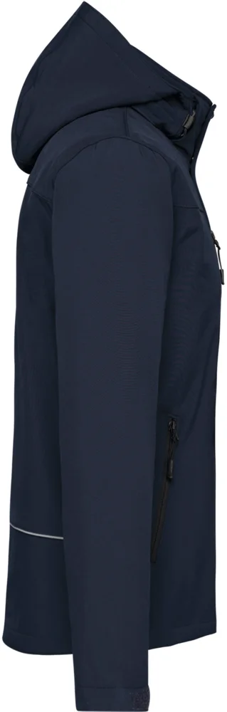 Herren 3-Lagen Kapuzen Softshell Parka