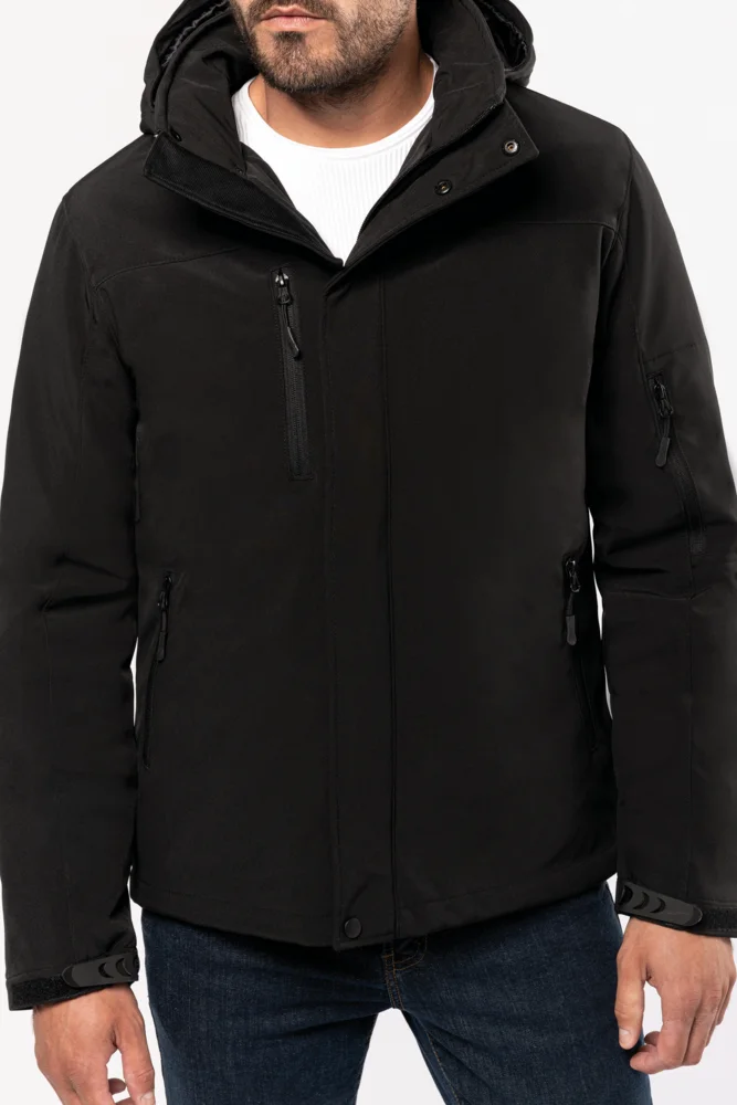 Herren 3-Lagen Kapuzen Softshell Parka