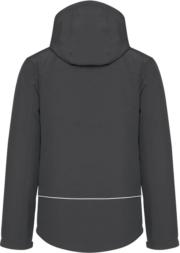 Herren 3-Lagen Kapuzen Softshell Parka