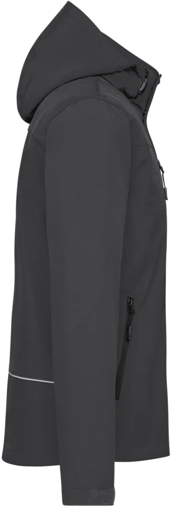 Herren 3-Lagen Kapuzen Softshell Parka