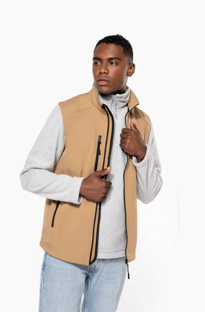 Men's 3-Layer Softshell Vest