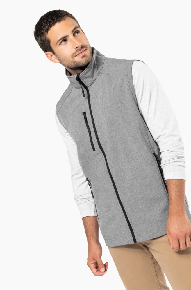 Men's 3-Layer Softshell Vest