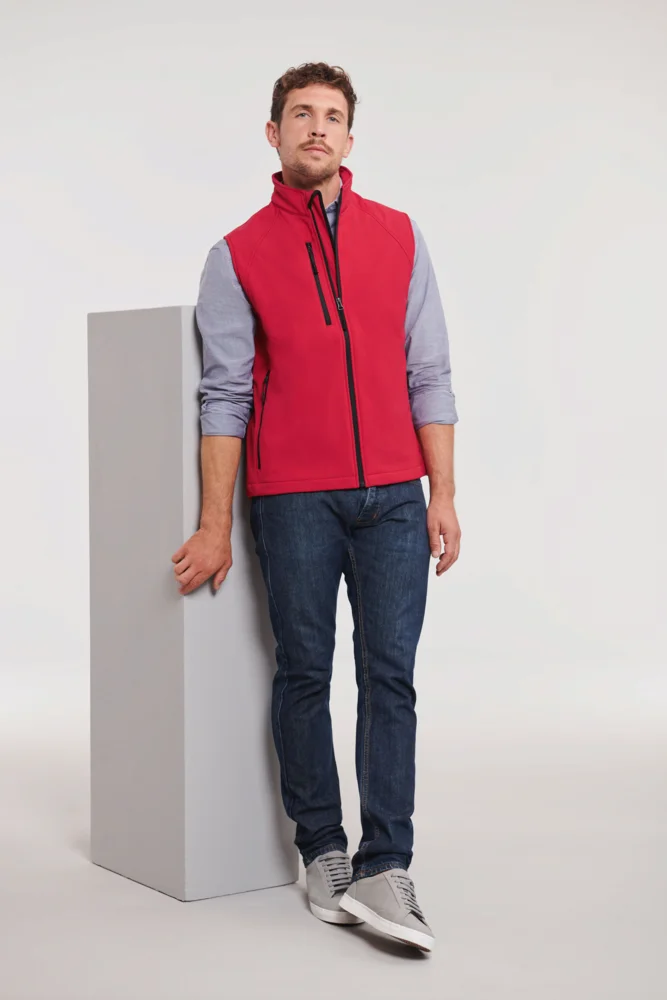 Herren 3-Lagen Softshell Gilet