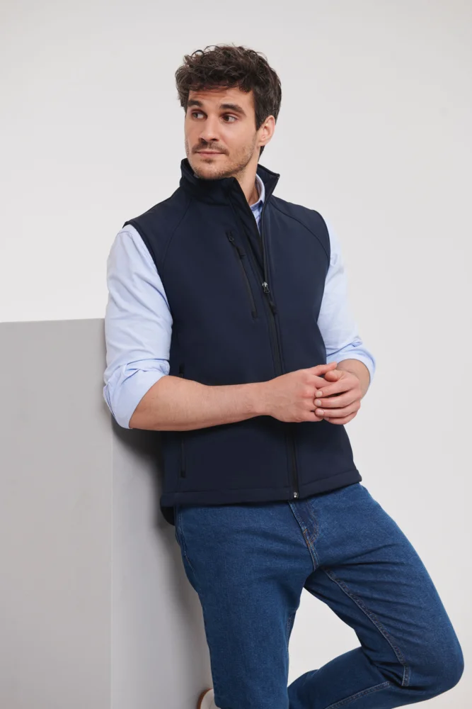 Herren 3-Lagen Softshell Gilet