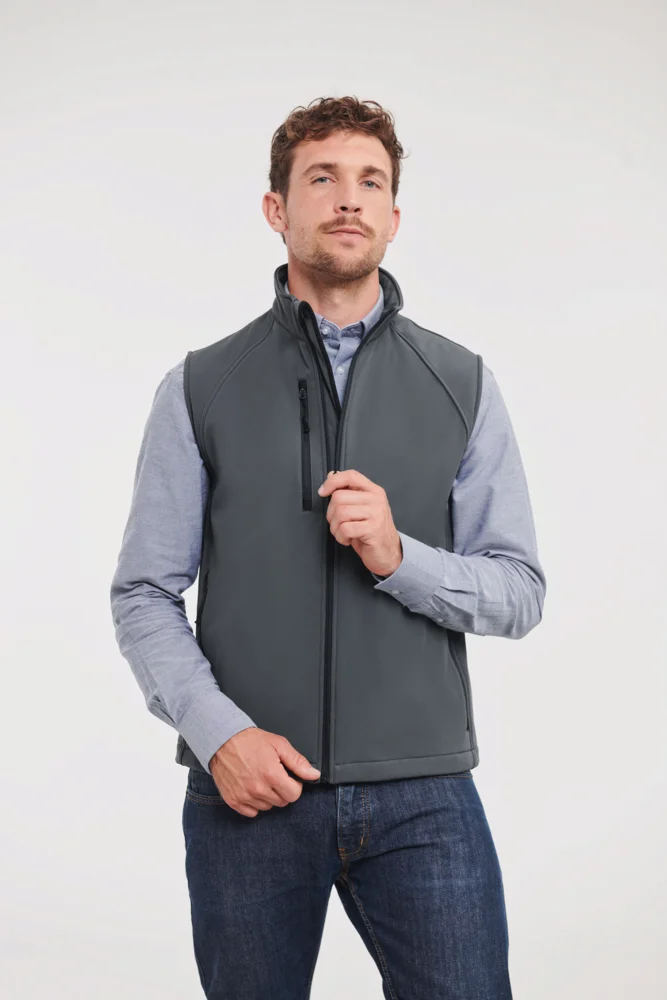 Herren 3-Lagen Softshell Gilet