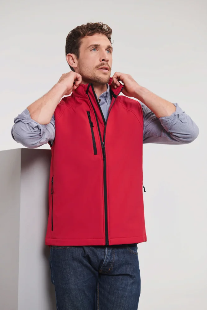 Herren 3-Lagen Softshell Gilet