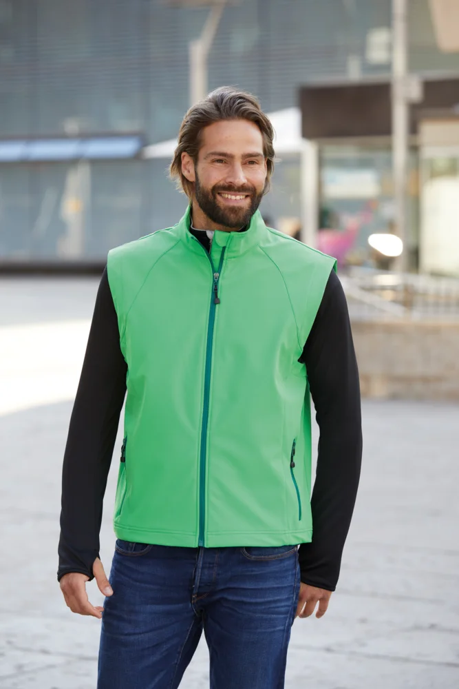 Herren 3-Lagen Softshell Gilet