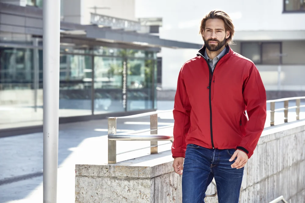 Herren 3-Lagen Softshell Jacke