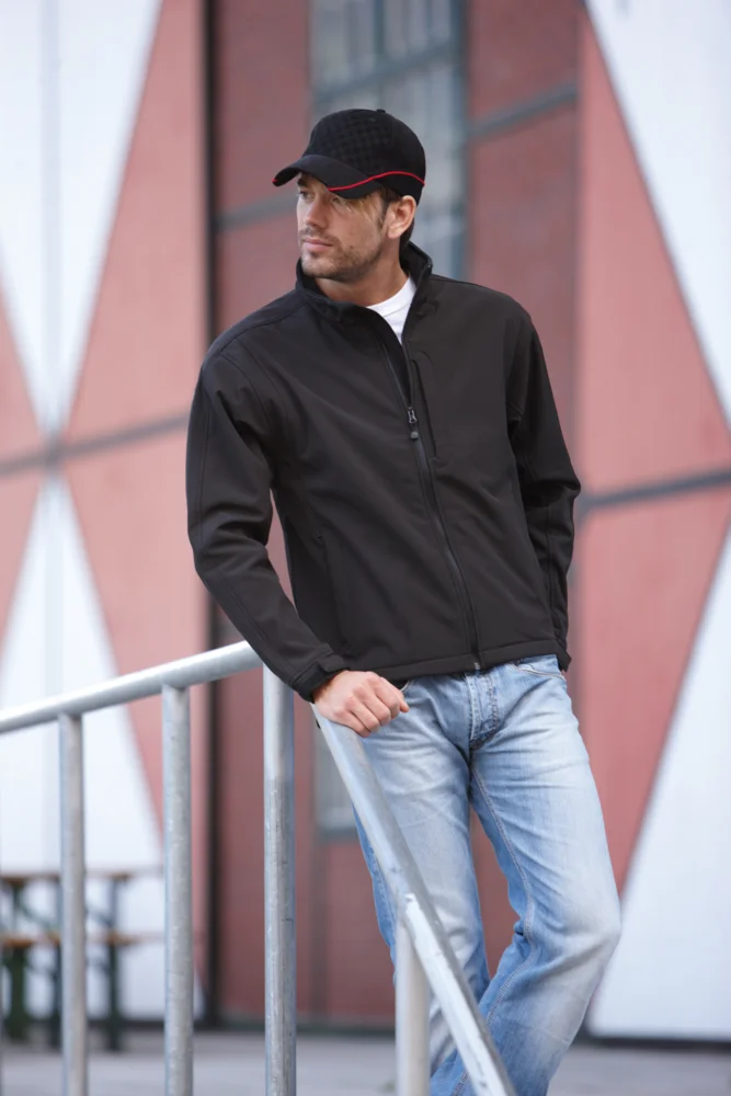 Herren 3-Lagen Softshell Jacke