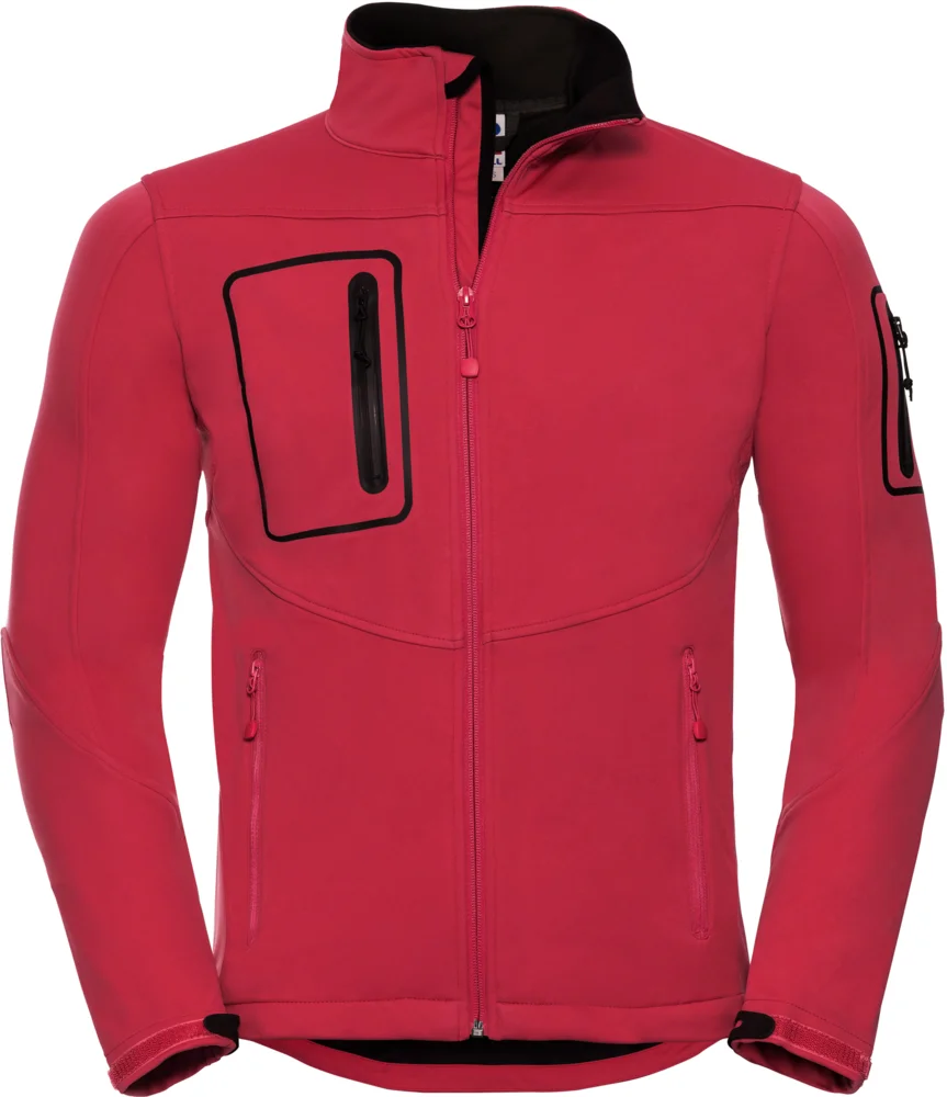 Herren 3-Lagen Sport Softshell Jacke
