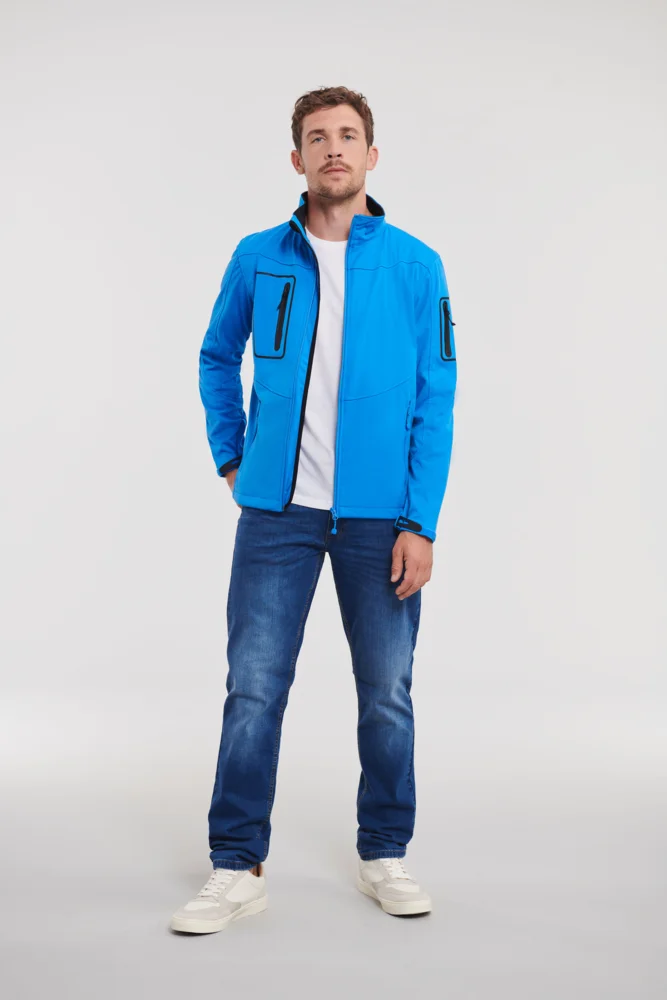 Herren 3-Lagen Sport Softshell Jacke