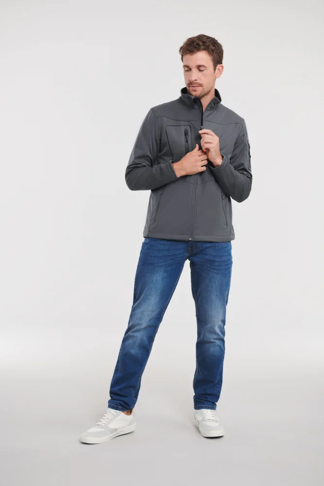 Herren 3-Lagen Sport Softshell Jacke