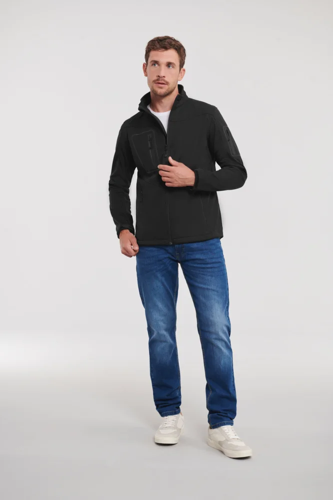 Herren 3-Lagen Sport Softshell Jacke