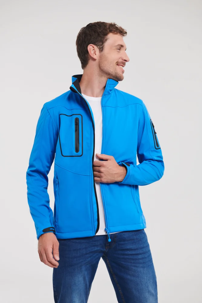 Herren 3-Lagen Sport Softshell Jacke