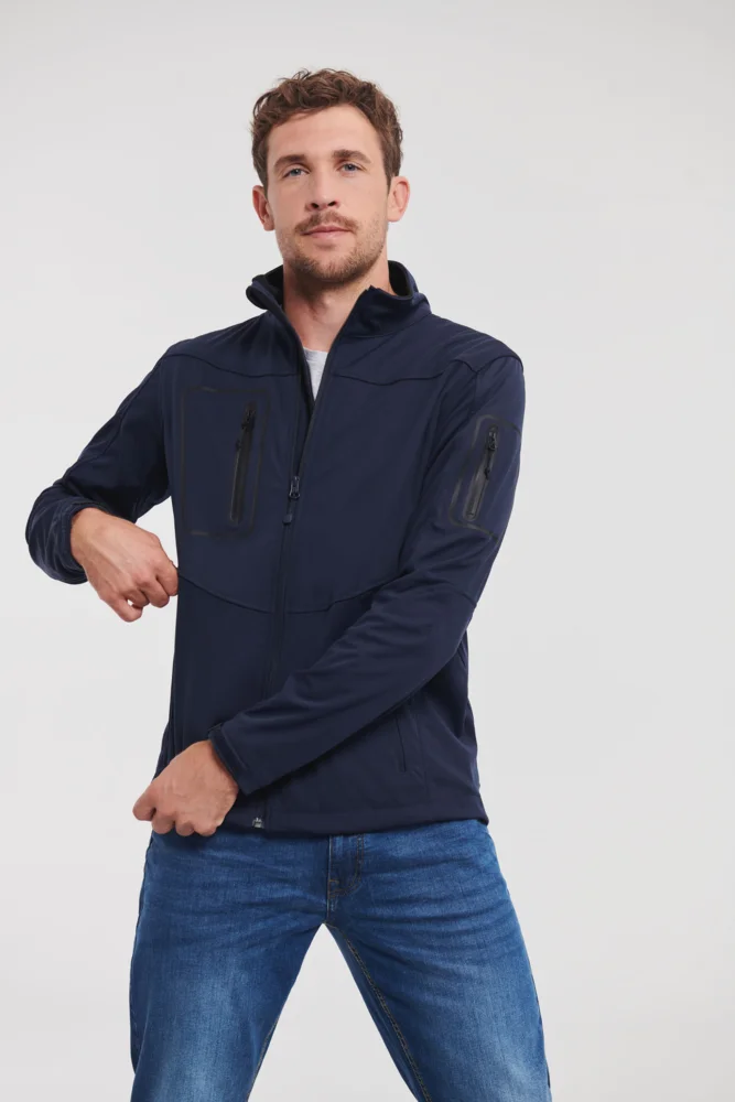 Herren 3-Lagen Sport Softshell Jacke