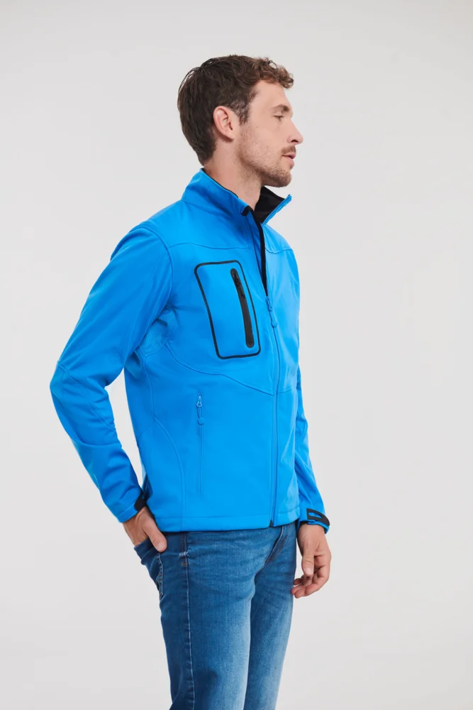 Herren 3-Lagen Sport Softshell Jacke