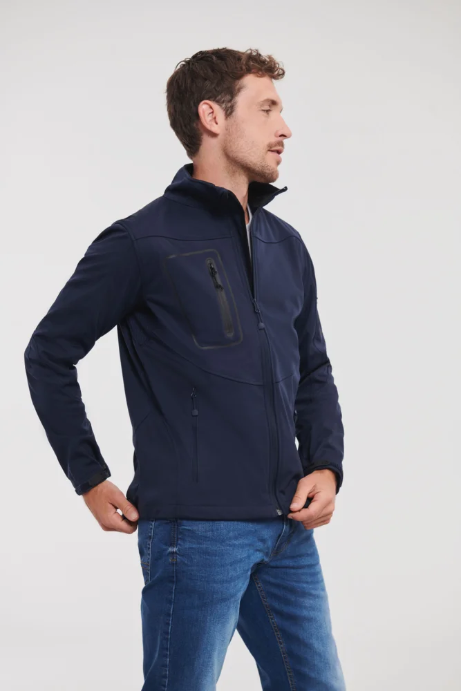 Herren 3-Lagen Sport Softshell Jacke