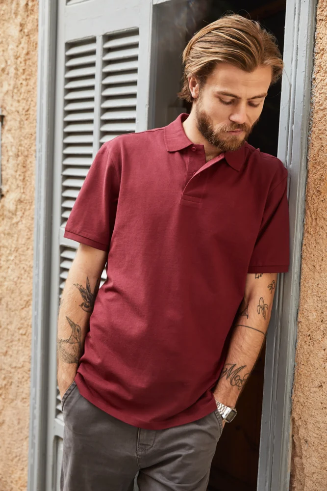 Herren Bio Piqué Polo
