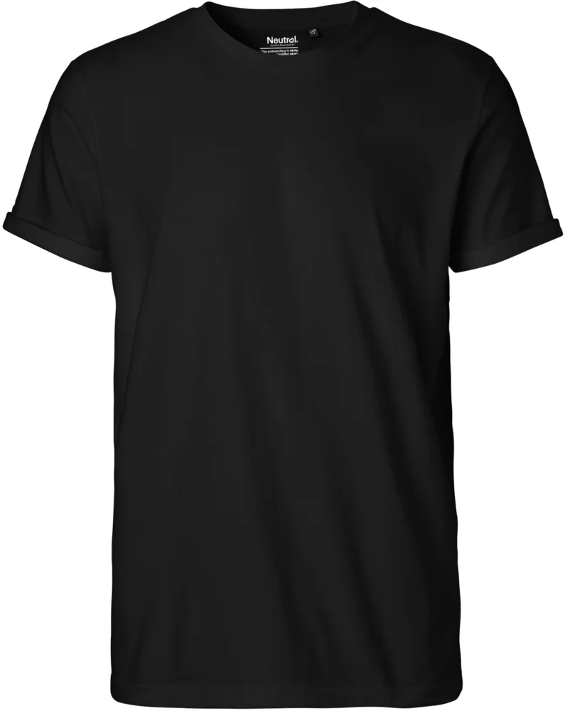 Herren Bio T-Shirt mit Umschlag