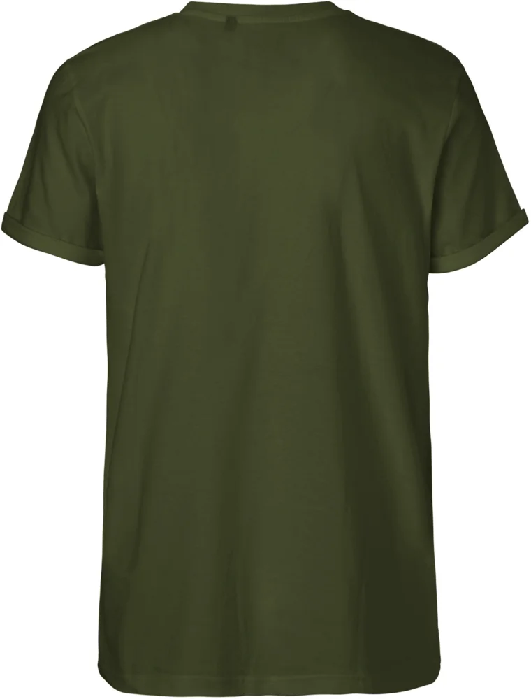 Herren Bio T-Shirt mit Umschlag
