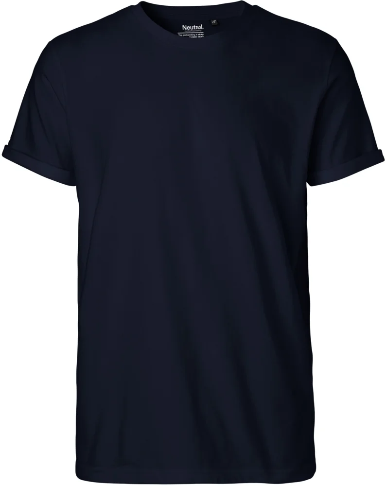 Herren Bio T-Shirt mit Umschlag