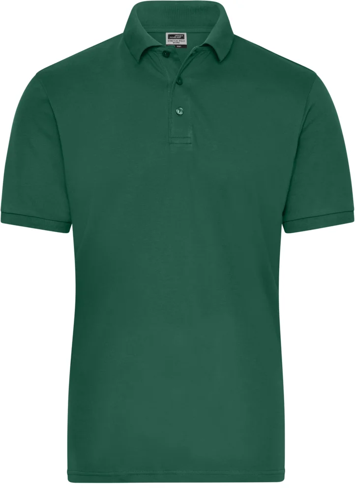 Herren Bio Workwear Stretch Polo - Solid
