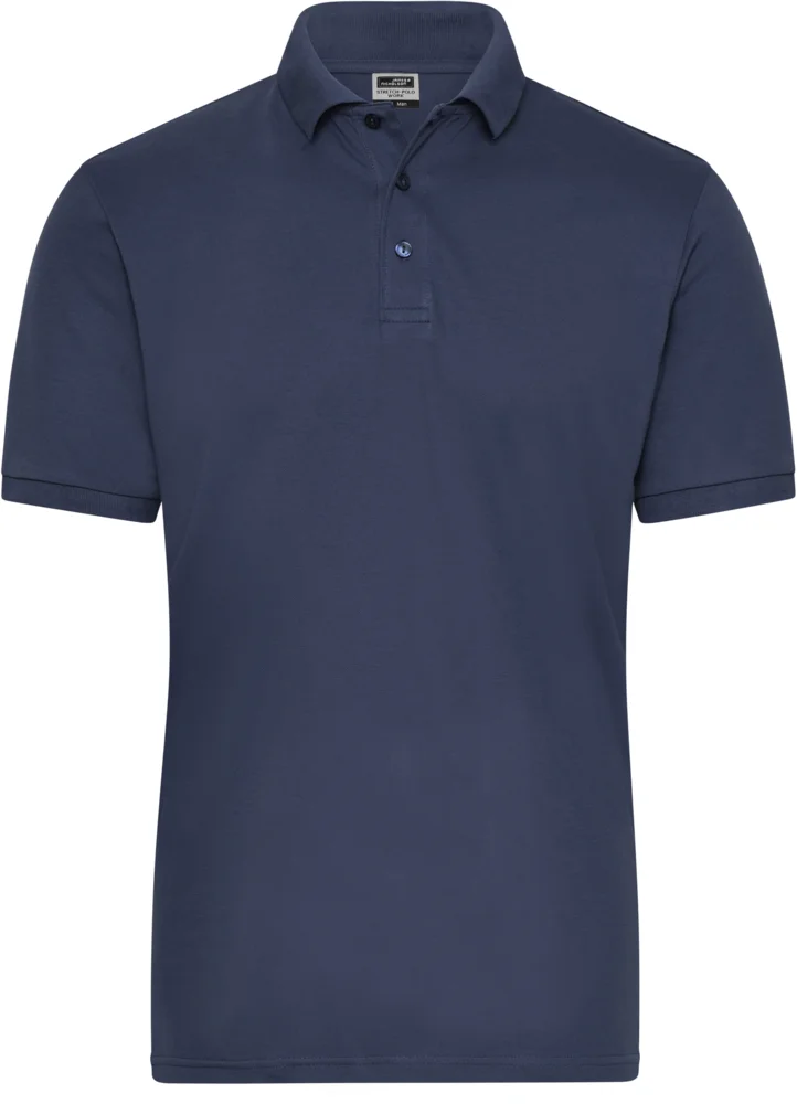 Herren Bio Workwear Stretch Polo - Solid