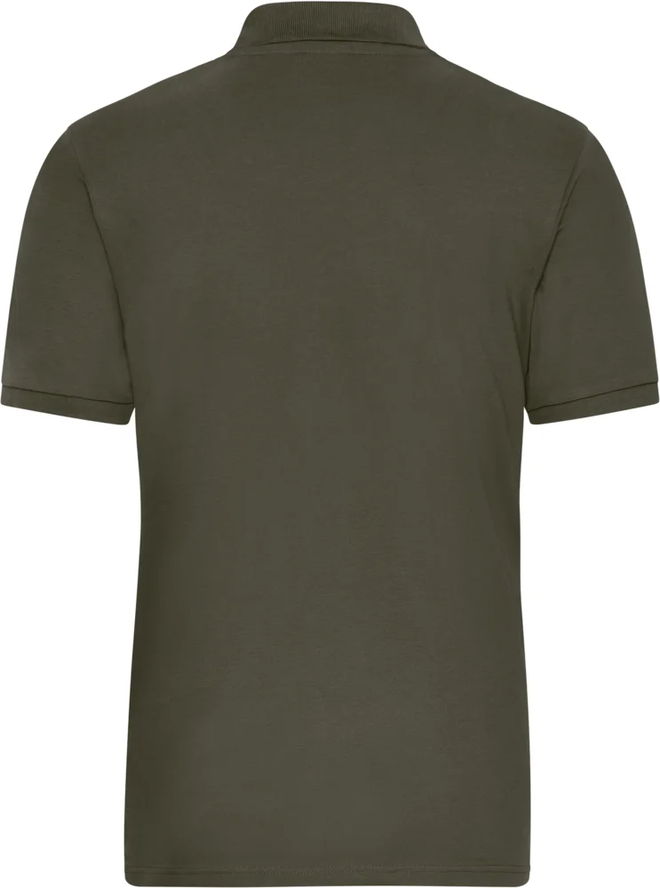 Herren Bio Workwear Stretch Polo - Solid