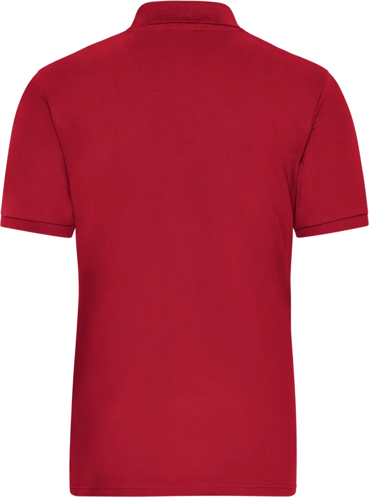 Herren Bio Workwear Stretch Polo - Solid