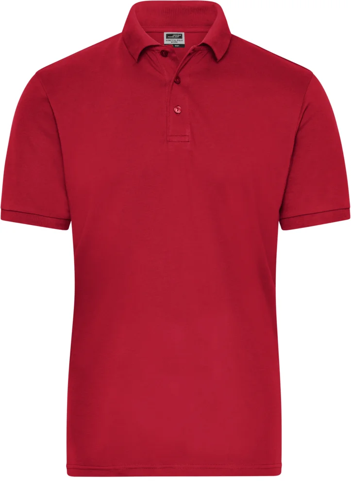 Herren Bio Workwear Stretch Polo - Solid