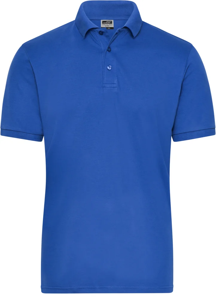 Herren Bio Workwear Stretch Polo - Solid