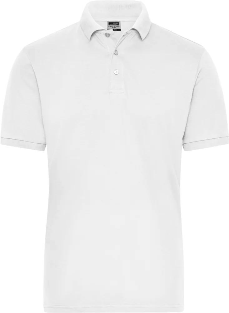 Herren Bio Workwear Stretch Polo - Solid