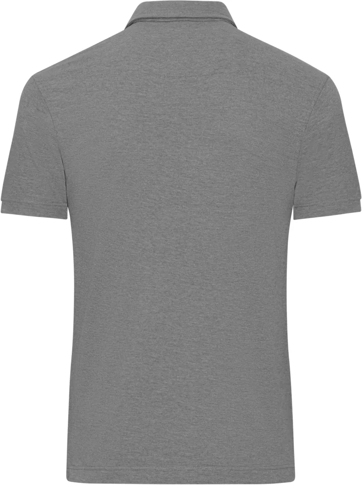 Herren Button-Down Piqué Polo