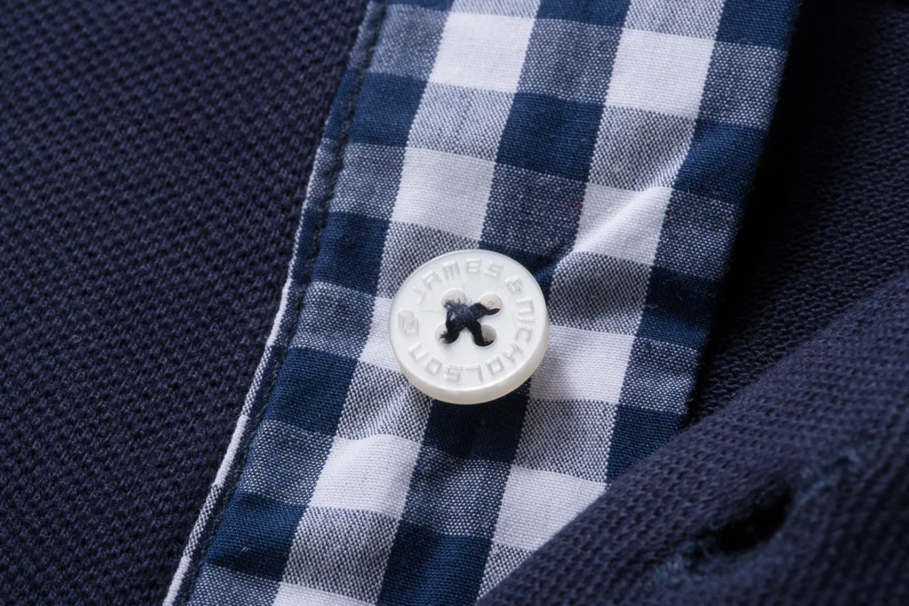 Herren Button-Down Piqué Polo