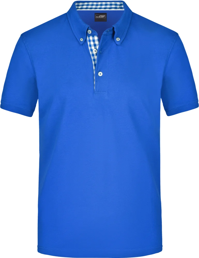 Herren Button-Down Piqué Polo