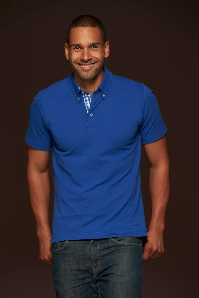 Herren Button-Down Piqué Polo