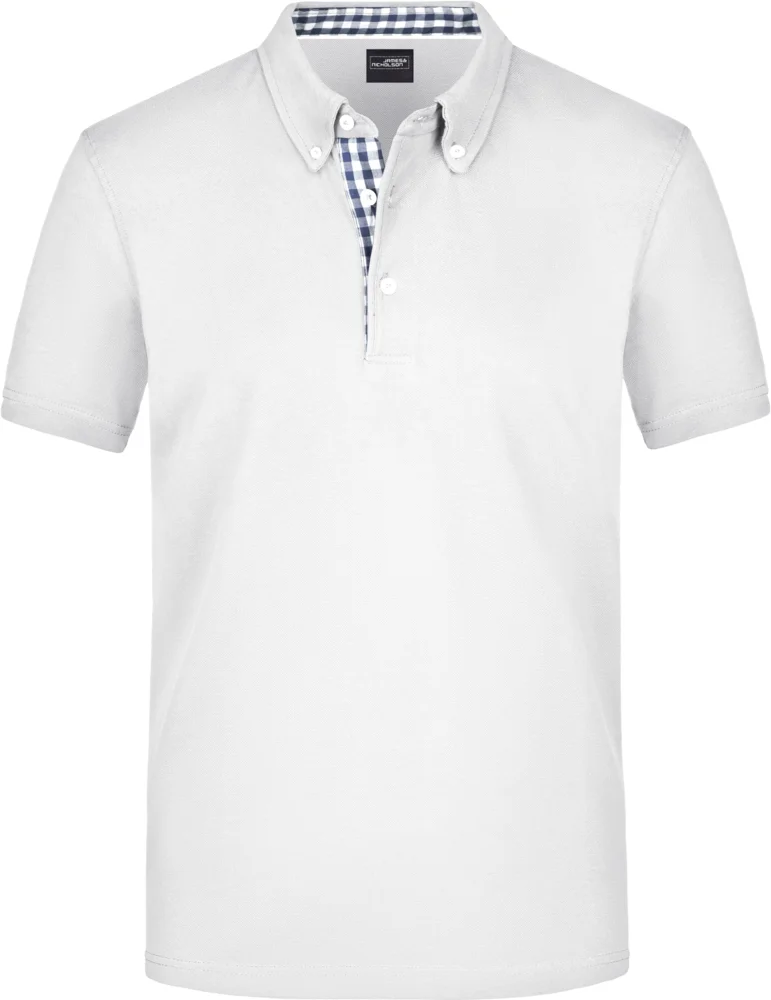 Herren Button-Down Piqué Polo