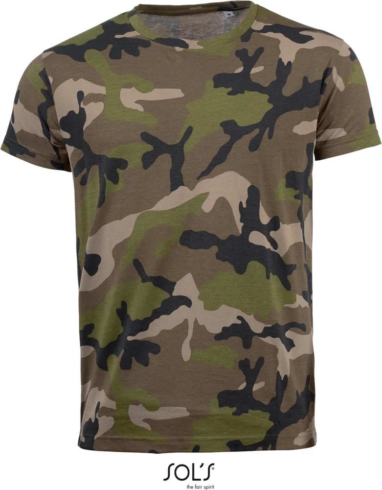 Herren Camouflage T-Shirt