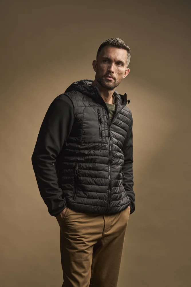 Herren Crossover Kapuzenjacke