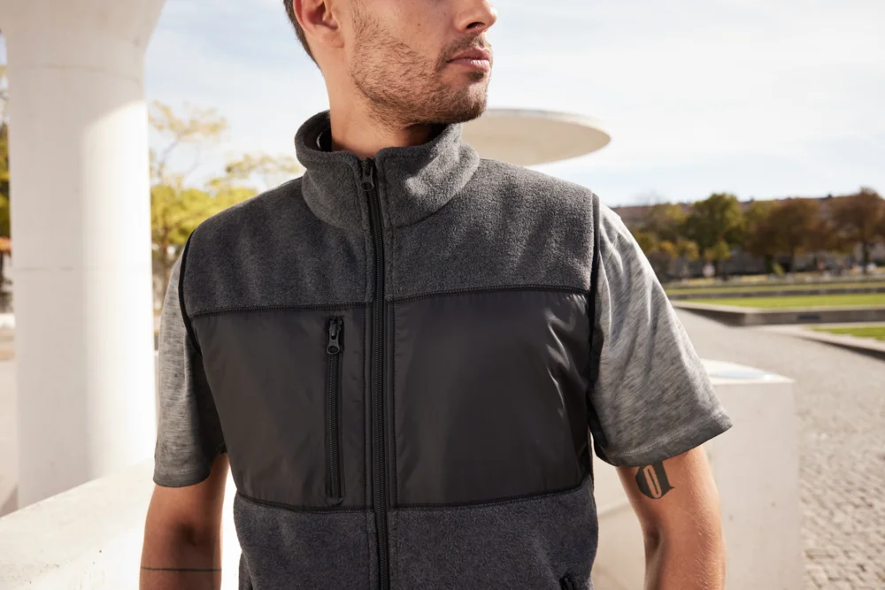 Herren Fleece Gilet