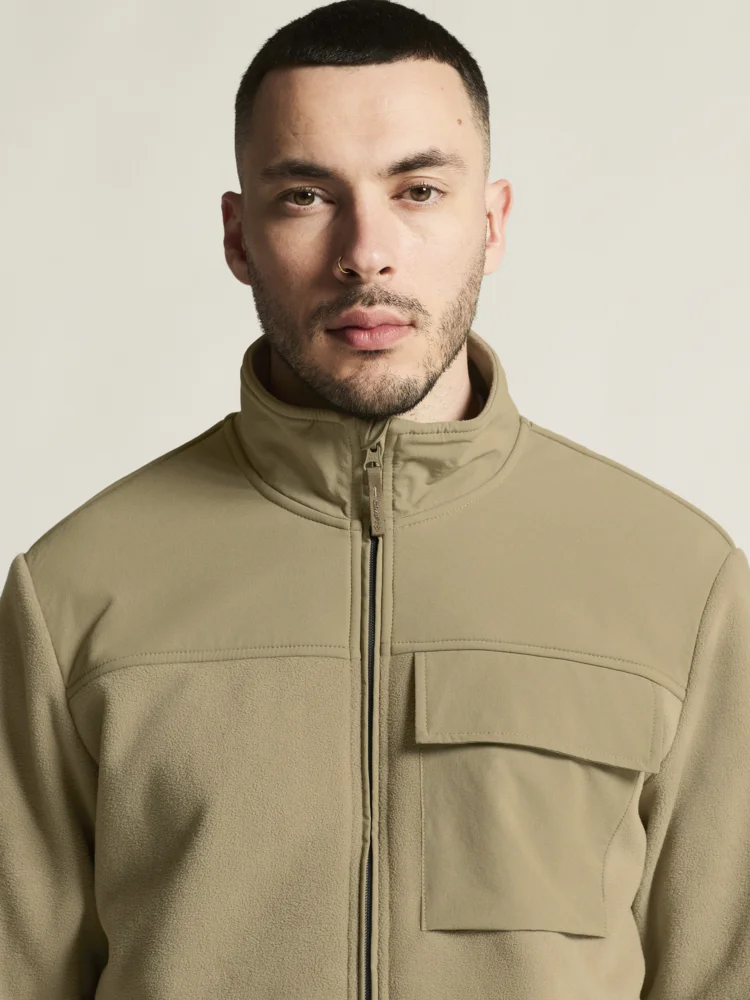 Herren Fleece Jacke