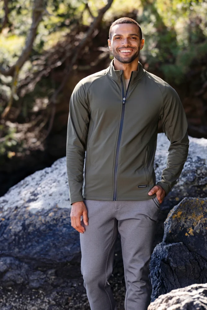 Herren Fleece Jacke
