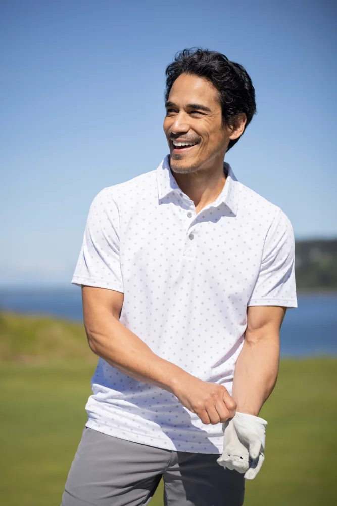 Herren Funktions Polo "Printed"
