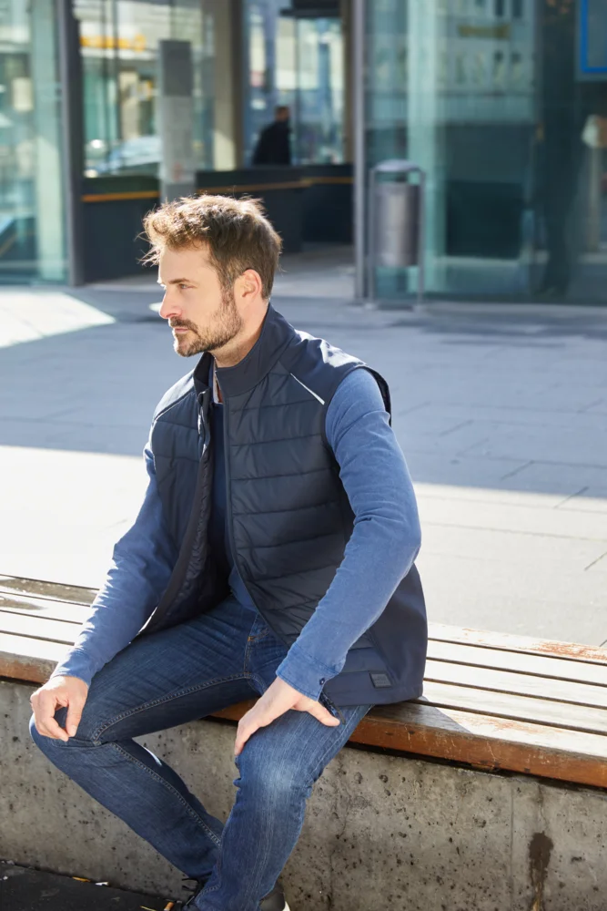 Herren Hybrid Gilet