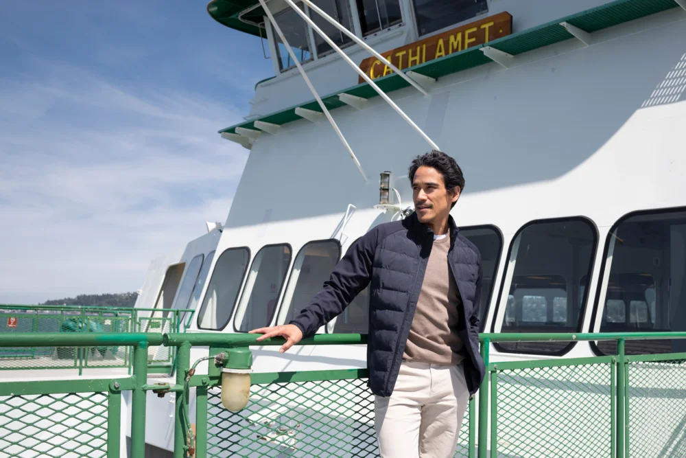 Herren Hybrid Jacke