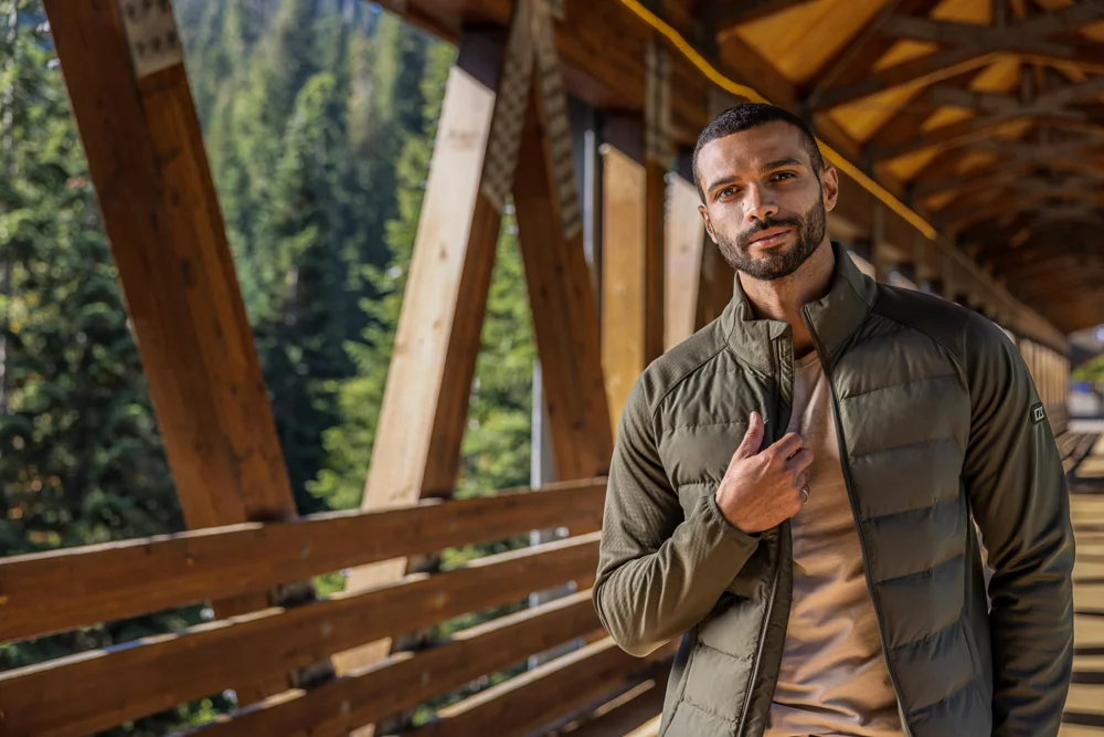 Herren Hybrid Jacke